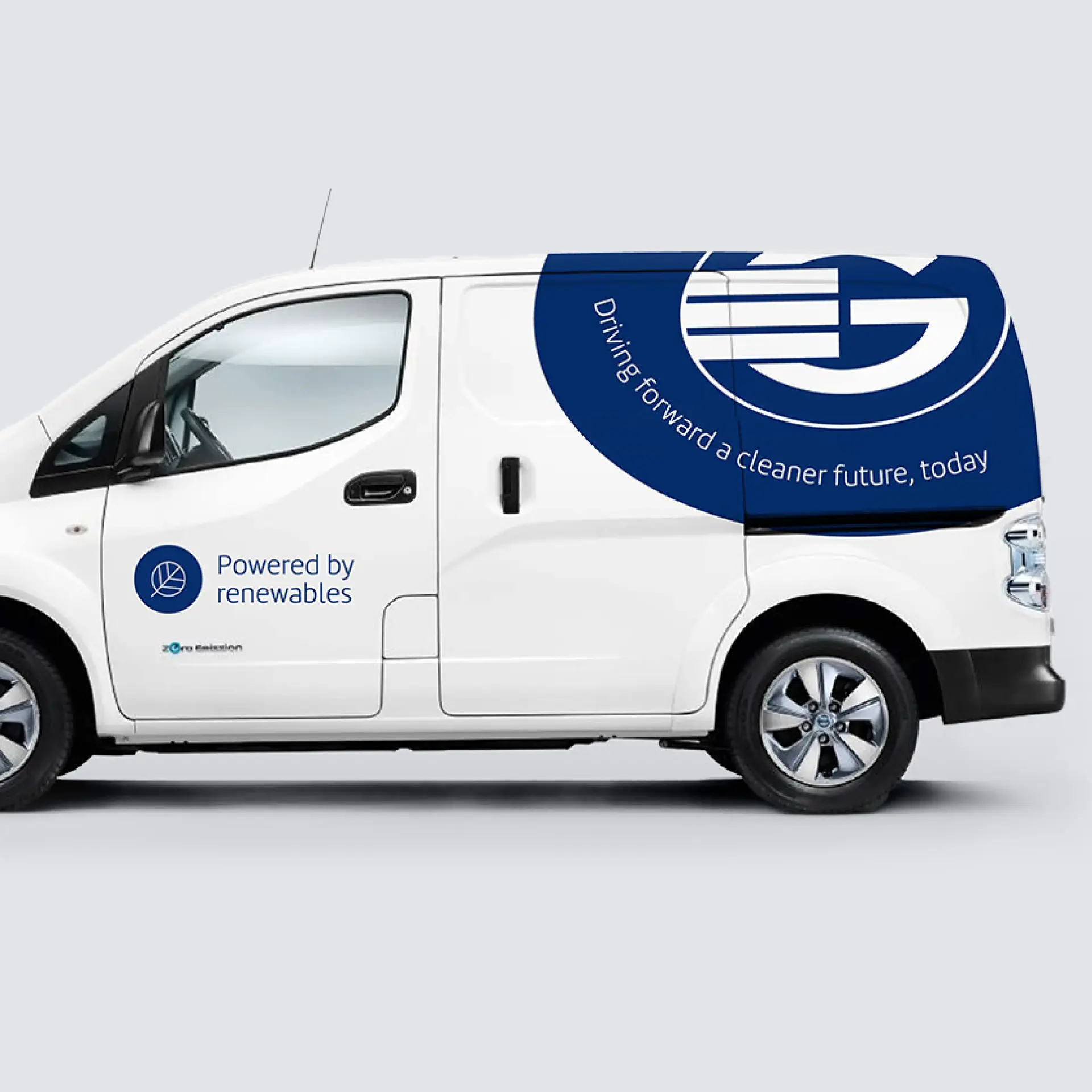 Vehicle graphic design for a Guernsey energy business